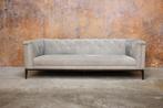 ZGANieuw fraaie stoffen design bank van Eichholtz, Driepersoons, 75 tot 100 cm, Ophalen of Verzenden, Zo goed als nieuw