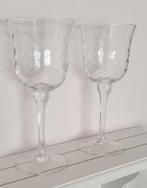2 luxe wijnglazen, Huis en Inrichting, Keuken | Servies, Ophalen, Glas of Glazen, Overige stijlen, Glas