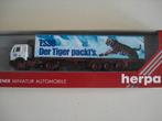   Mercedes trekker met oplegger Esso (Herpa) , Verzenden, Nieuw, Bus of Vrachtwagen, Herpa