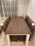 Eettafel zonder stoelen, Ophalen, 100 tot 150 cm, Eikenhout, Zo goed als nieuw