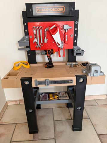 Smoby Balck and Decker werkbank voor kinderen beschikbaar voor biedingen