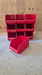 Partij Magazijnbakken +/- 40 stuks 35x20x20 cm, Doe-het-zelf en Verbouw, Kratten en Dozen, Ophalen, Gebruikt, Minder dan 35 cm