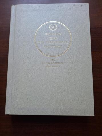 Webster's Third New international Dictonary and 7 language  beschikbaar voor biedingen