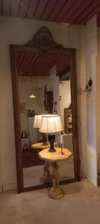 Antieke Spiegel met Dik Glas, Ophalen, Gebruikt, Onbekend, Onbekend