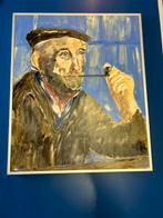 Schilderij man met pijp, Ophalen