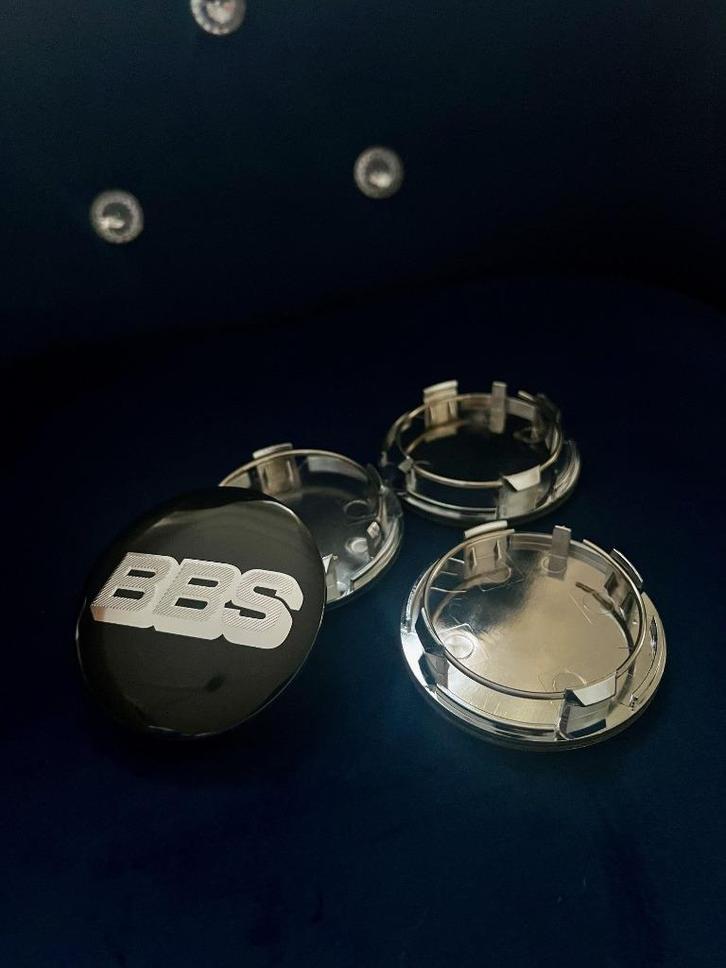 4X BBS EMBLEEM RX EN RS VELGEN PAST OP MEERDERE BBS VELGEN, Auto diversen, Wieldoppen, Nieuw, Ophalen of Verzenden