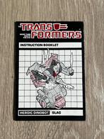 Transformers G1; Slag instructie 1985, G1, Ophalen of Verzenden, Gebruikt, Autobots