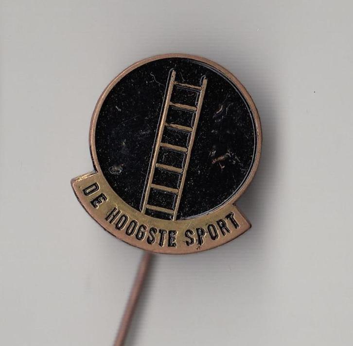 De Hoogste Sport speldje, Verzamelen, Speldjes, Pins en Buttons, Gebruikt, Speldje of Pin, Overige onderwerpen, Ophalen of Verzenden