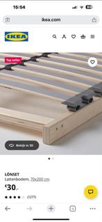 Lonset lattenbodem 80x200 - Zo goed als nieuw!, Ophalen, Eenpersoons, Zo goed als nieuw, 80 cm