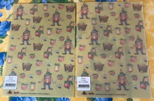 Efteling Laaf knipvellen, 9 stuks, A4 formaat, Verzamelen, Efteling, Nieuw, Overige typen, Ophalen of Verzenden