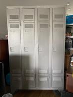 Stoere grijze lockerkast refurbished, Ophalen, Gebruikt, Industrieel
