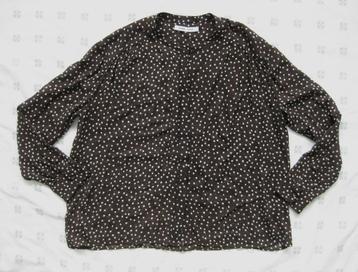 Samsoe & Samsoe blouse bruin polkadot , Elmy coffee, L = 40 beschikbaar voor biedingen