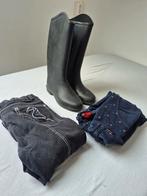Paardrijlaarzen maat 33 + 2 rijbroeken, Ophalen, Gebruikt, Kinderen, Schoeisel