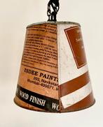 Industriële lamp gemaakt van originele Indiase oliedrum, Ophalen, 50 tot 75 cm, Zo goed als nieuw, Metaal