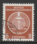 DDR 1954 3 Dienst 8p, Gest, Postzegels en Munten, Ophalen of Verzenden, DDR, Gestempeld