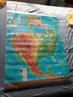 Oude Schoollandkaarten - Diverse Werelddelen, Ophalen of Verzenden