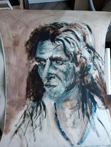 Portret van een man beschikbaar voor biedingen