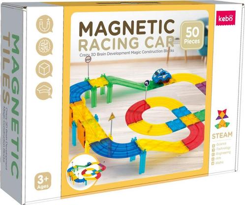 Kebo Magnetic Racing Car, Kinderen en Baby's, Speelgoed | Racebanen, Nieuw, Racebaan, Elektrisch, Overige merken, Ophalen of Verzenden