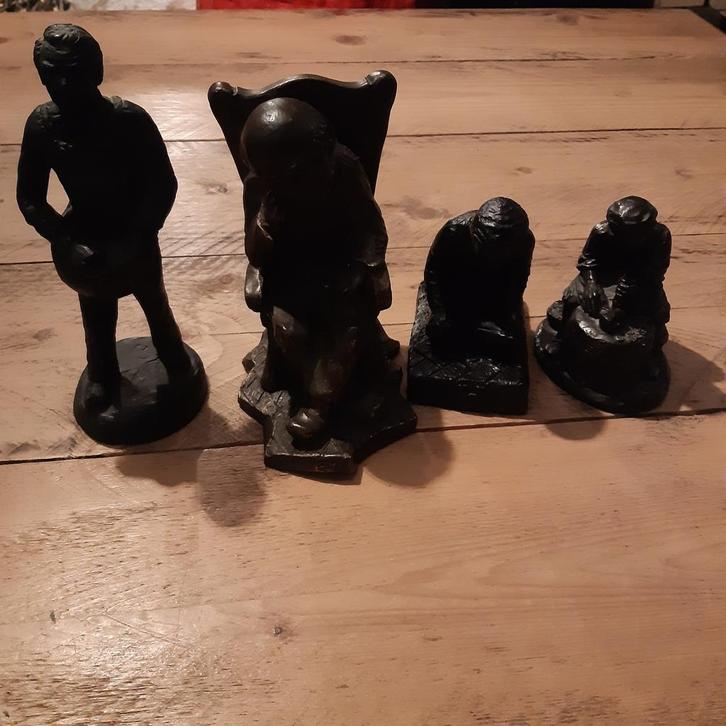 Beelden Collectie - De Zaaier, De Munten, etc., Antiek en Kunst, Kunst | Beelden en Houtsnijwerken, Ophalen of Verzenden