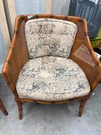 Rotan stoelen  - vintage look, Huis en Inrichting, Stoelen, Gebruikt, Twee, Bruin, Verzenden
