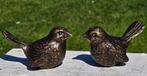 WINTERKONINKJE / VOGEL / Bronzen tuinbeeld, Tuin en Terras, Tuinbeelden, Nieuw, Info@huisentuindecoratiemarie.nl, Dierenbeeld