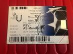 ticket cl psv - as monaco 2004/2005, Ophalen of Verzenden, Zo goed als nieuw, PSV, Overige typen