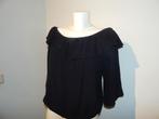 BA&SH soort crop top off shoulder te dragen roesel mt 3/40, Kleding | Dames, Maat 38/40 (M), Verzenden, Zwart, Zo goed als nieuw
