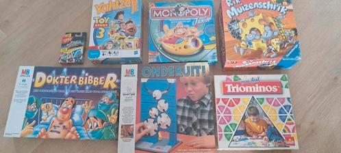 Diverse Kinderspellen - Doktertje Bibber, Monopoly Junior, Hobby en Vrije tijd, Gezelschapsspellen | Bordspellen, Gebruikt, Een of twee spelers