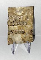 fragment US WO2 KIA graf plaatje op naam en info, Ophalen of Verzenden, Landmacht, Amerika, Overige typen