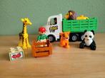 Lego Duplo Zoo Truck met Dieren, Ophalen, Gebruikt, Losse stenen, Duplo