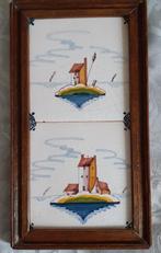 Makkum tegel huizen op eiland, Huis en Inrichting, Ophalen of Verzenden, Zo goed als nieuw