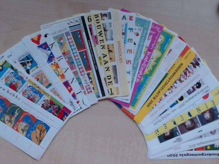 kinderpostzegels 1990-2020 (43 vellen, ook los), Postzegels en Munten, Postzegels | Nederland, Postfris, Na 1940, Ophalen