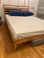 Bed, Ophalen, Bruin, 210 cm, Nieuw