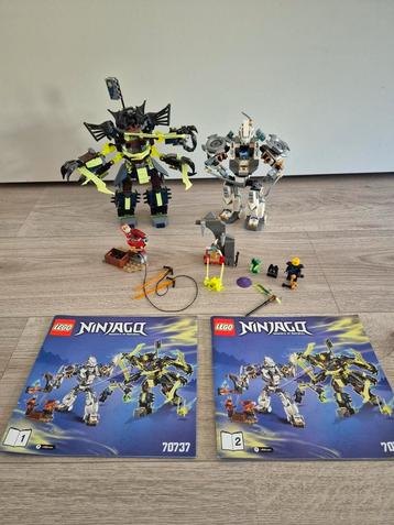Ninjago 70737 titanium mecha duel niet compleet beschikbaar voor biedingen