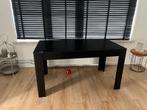 Zwarte Ikea Eettafel - 4 Personen - Vierkant, Ophalen, Gebruikt, 50 tot 100 cm, 100 tot 150 cm