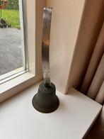 Antieke Koperen Schoolbel, Ophalen of Verzenden, Gebruikt, Analoog, Overige typen