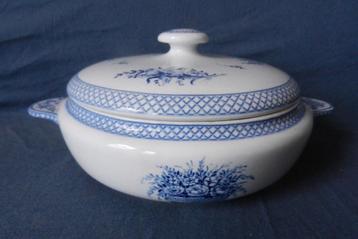 Blauwe terrine Vieux Delft Sarreguimes Frans beschikbaar voor biedingen