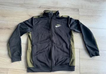Nike vest groen zwart xl 158 164 170 vestje sportvest jas beschikbaar voor biedingen