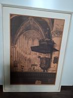 Arend Hendriks Gravure of ets De Grote of Sint-Jacobskerk, Antiek en Kunst, Kunst | Schilderijen | Klassiek, Ophalen of Verzenden