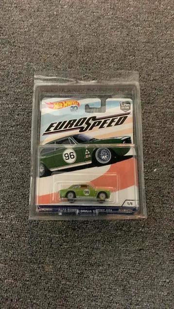 Hotwheels EuroSpeed alfa romeo guilia sprint GTA