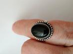 925 zilveren ring met zwart onyx nieuw maat 18, Sieraden, Tassen en Uiterlijk, Ringen, Nieuw, 18 tot 19, Met edelsteen, Dame