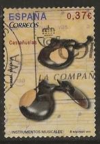 Spanje 22, castagnetten voor ceesie, Verzenden, Gestempeld