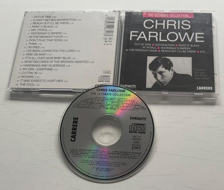 Chris Farlowe - The Ultimate collectiom, Cd's en Dvd's, Cd's | Pop, Zo goed als nieuw, 1980 tot 2000, Ophalen of Verzenden