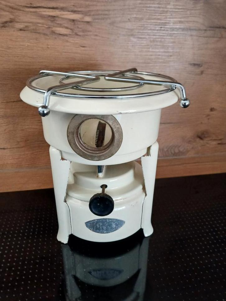 Leuk klein 1 pits petroleumstel Haller., Antiek en Kunst, Antiek | Emaille, Ophalen of Verzenden