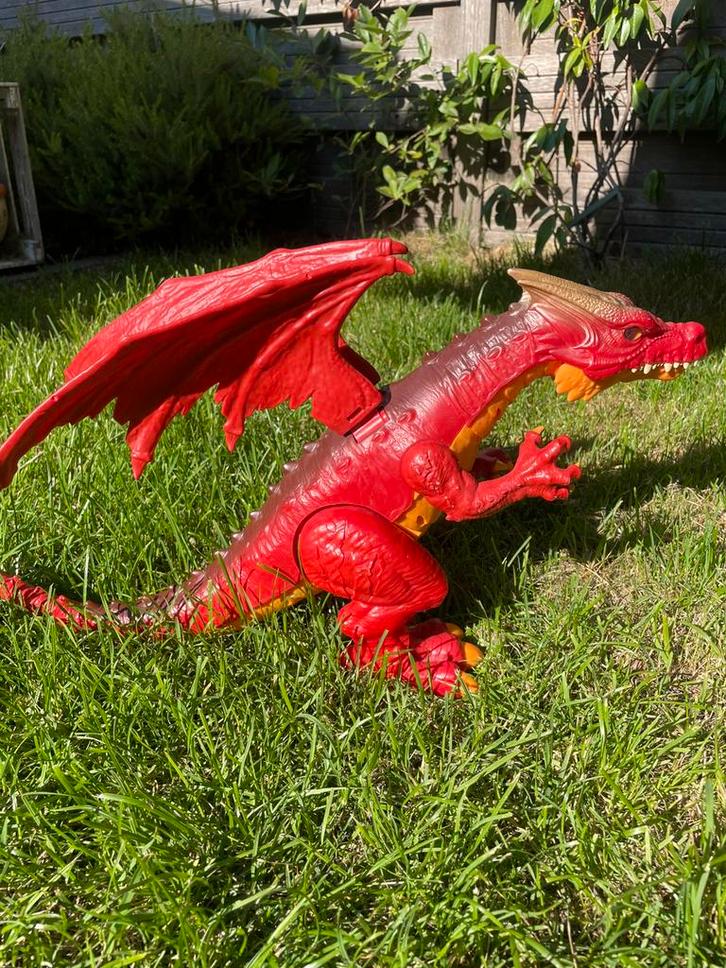 Draak ZURU RoBo Alive Rode Draak, Kinderen en Baby's, Speelgoed | Actiefiguren, Zo goed als nieuw, Ophalen
