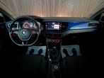 Volkswagen POLO 1.0 TSI Highline R-Line - PARKEERSENSOREN -, Voorwielaandrijving, Stof, Blauw, Bedrijf