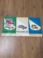 3x Vraagbaak: Austin Allegro, Ford Escort, Renault 14, Boeken, Ophalen of Verzenden, Gelezen, Algemeen