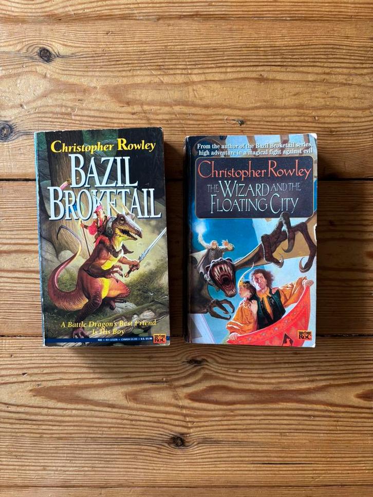 Christopher Rowley Basil Brokentail Wizard Floating City, Boeken, Taal | Engels, Gelezen, Non-fictie, Ophalen of Verzenden