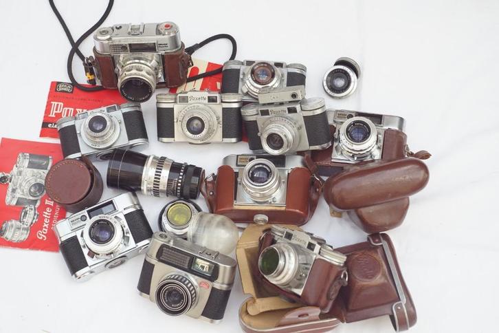 Paxette camera's (Braun) en lenzen (ongecontroleerd), Audio, Tv en Foto, Fotocamera's Analoog, Compact, Overige Merken, Ophalen of Verzenden