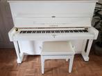 Yamaha u1h piano wit hoogglans, Muziek en Instrumenten, Piano's, Ophalen, Zo goed als nieuw, Wit, Hoogglans